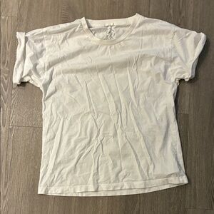 Bonds Crew Neck Roll Up White Tee